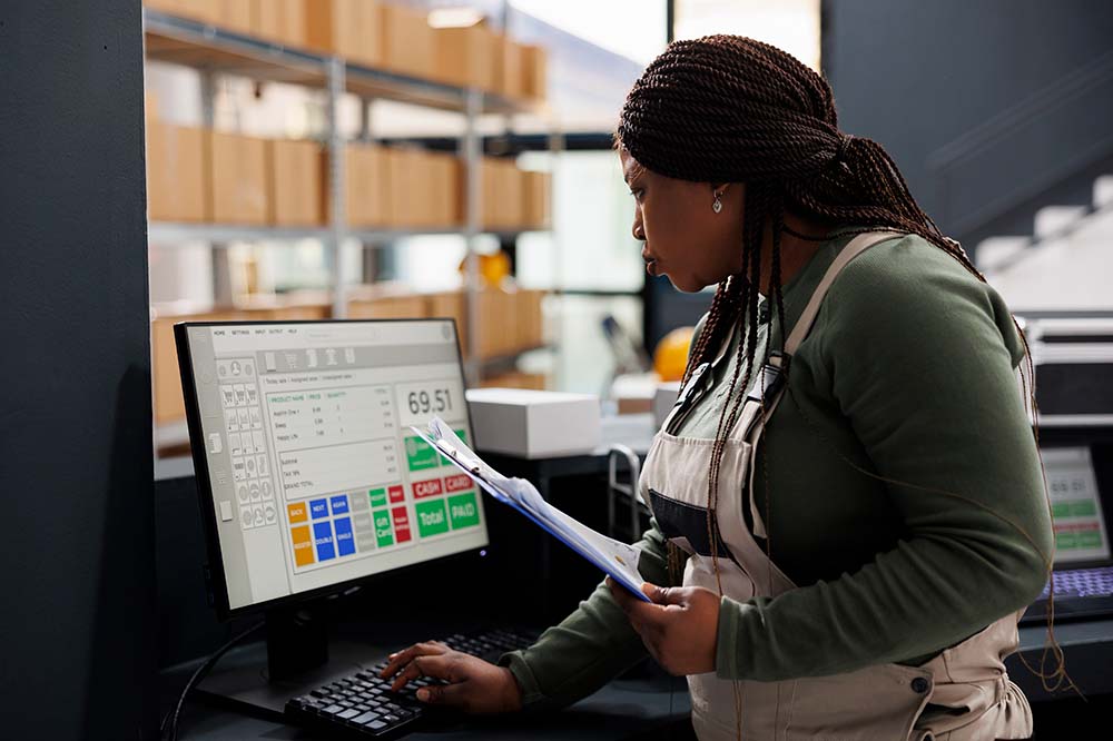 african-american-worker-looking-at-inventory-repor-2023-11-27-04-59-45-utc